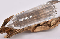 24 Sided Flawless Himalayan Quartz Vogel Wand