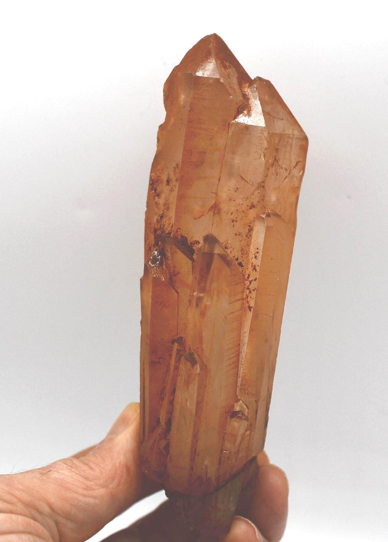 Tangerine Quartz Twin - Orange Quartz Crystal