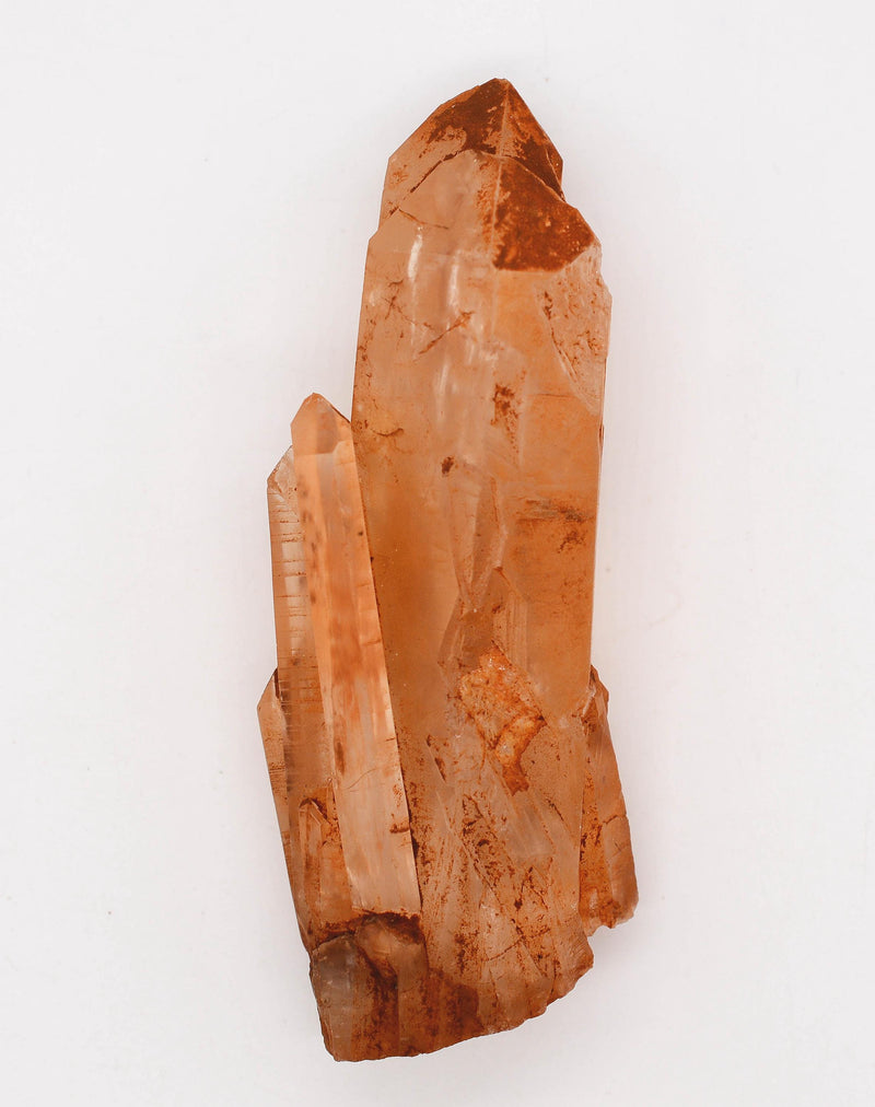 Tangerine Quartz Twin - Orange Quartz Crystal