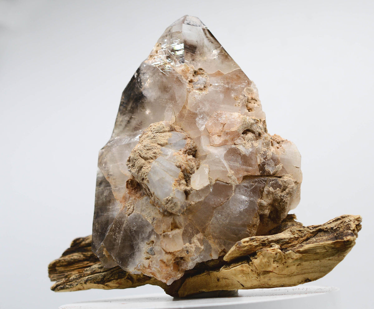 Brandberg Quartz Self-Healed Smoky Black Phantom