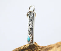 Sleeping Beauty Turquoise Sterling Silver Pendant