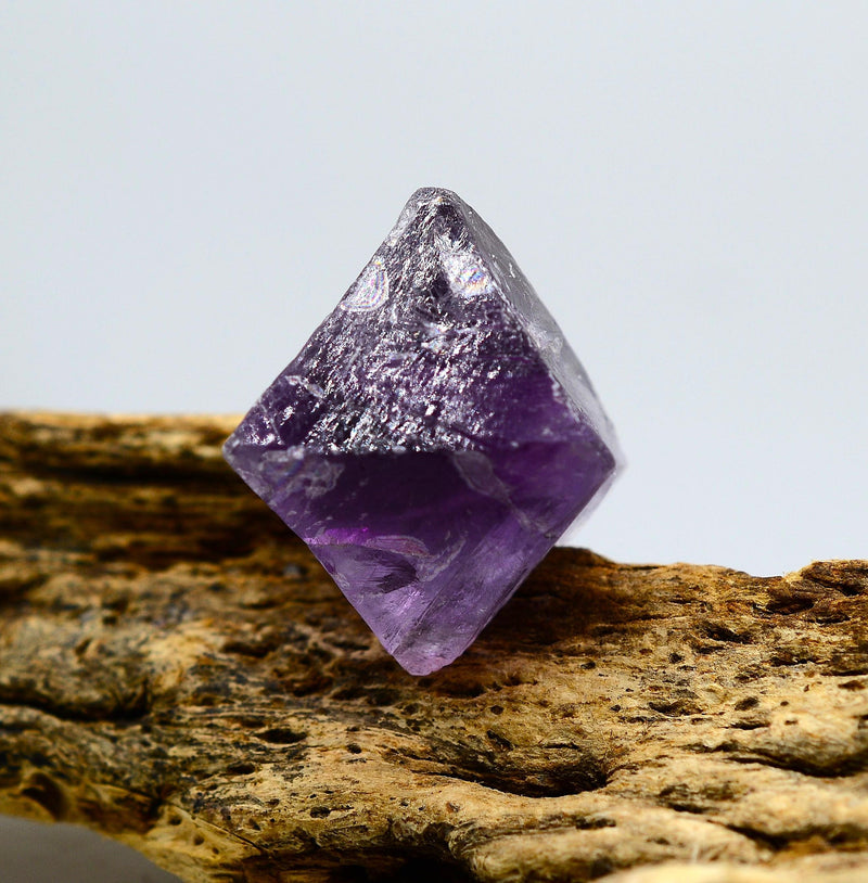 Purple Fluorite Natural Octahedron