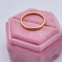 9ct Hammered Gold Ring