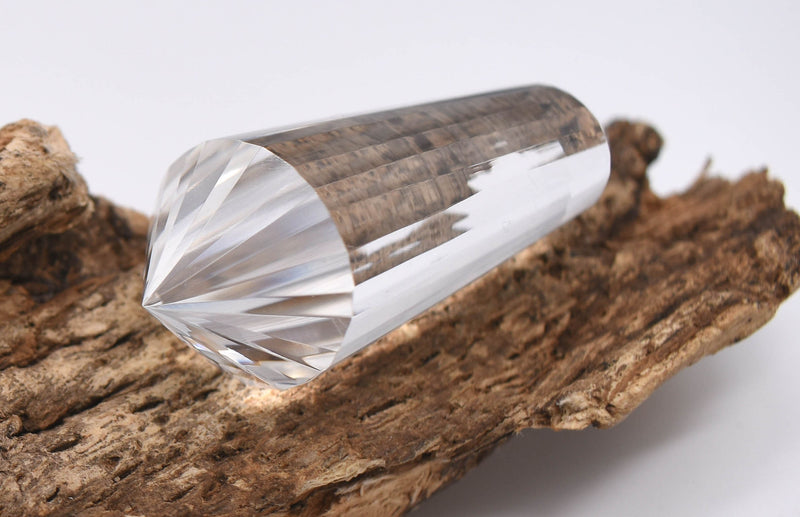 24 Sided Flawless Himalayan Quartz Vogel Wand