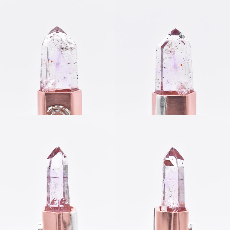 Handmade Brandberg Enhydro Copper and Silver Crystal Pendant