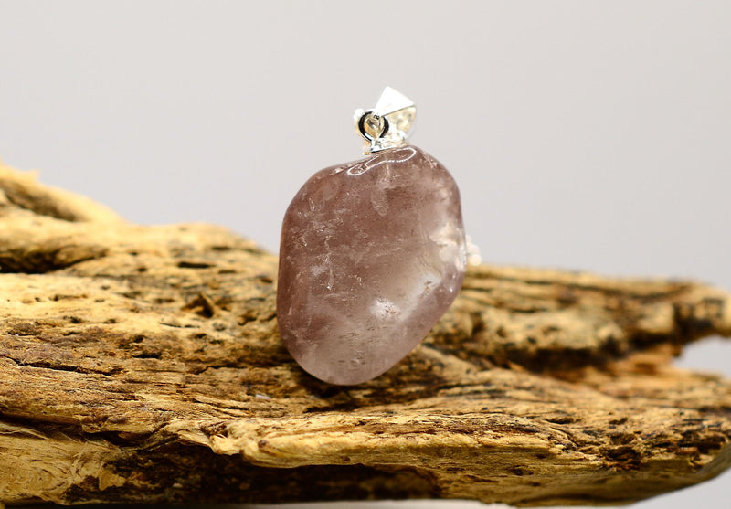 Lithium Quartz Silver Pendant