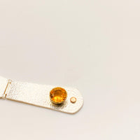 Natural Citrine Silver Pendant