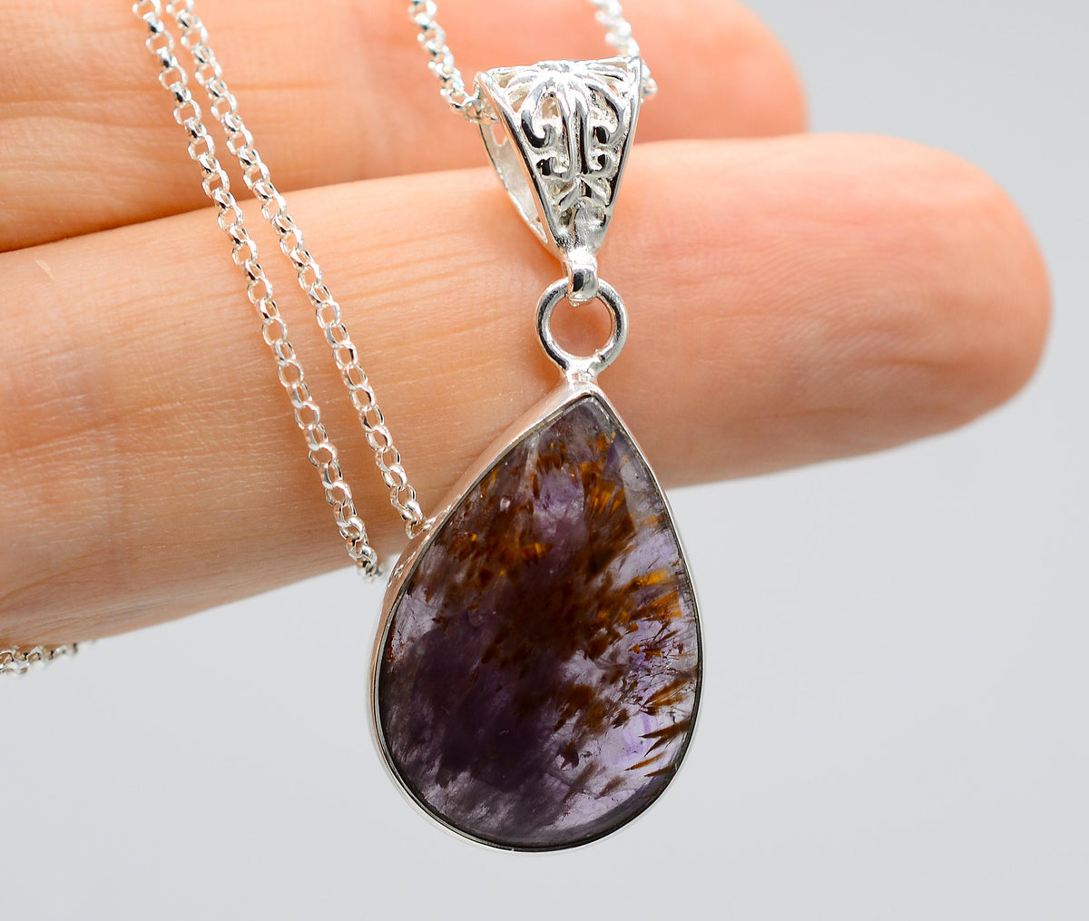 Super 7 Silver Pendant
