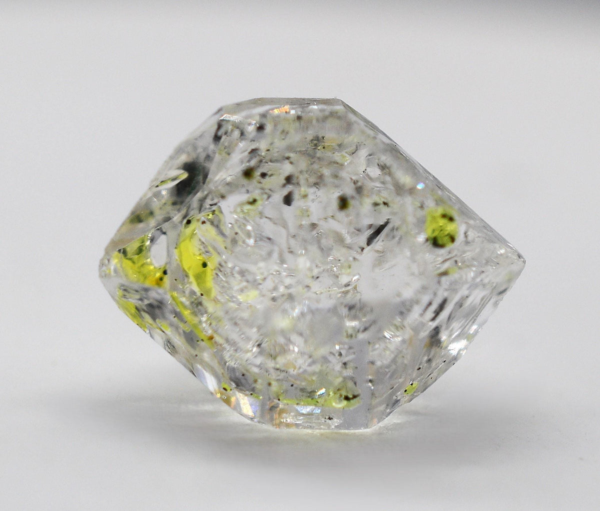 Golden Enhydro ~ Petroleum Quartz