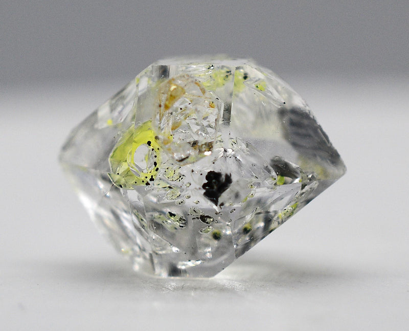 Golden Enhydro ~ Petroleum Quartz