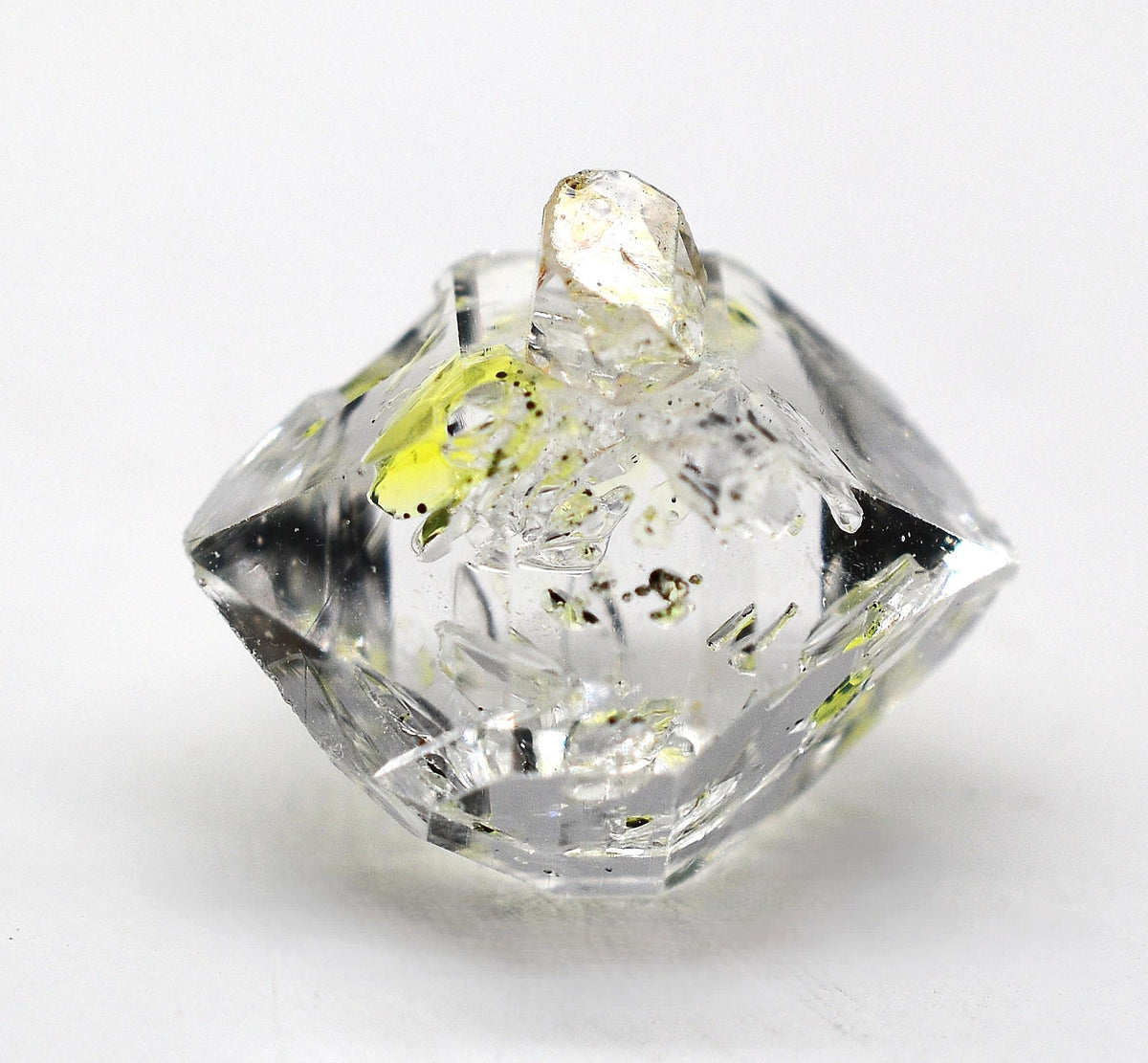 Golden Enhydro ~ Petroleum Quartz