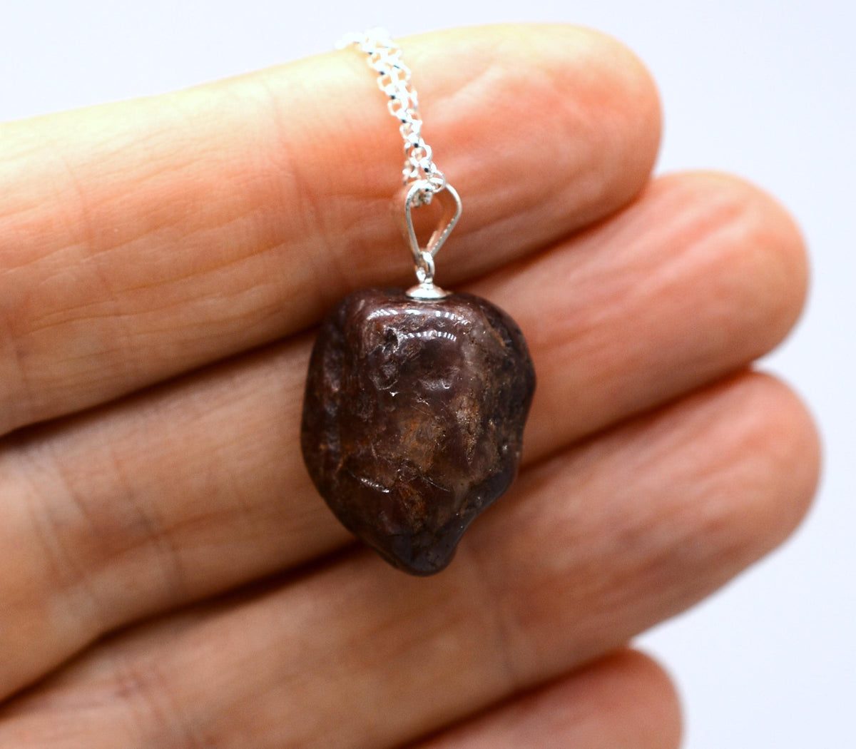 Lithium Quartz Silver Pendant