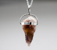 Raw Super 7 Silver Pendant