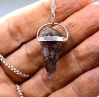 Raw Super 7 Silver Pendant