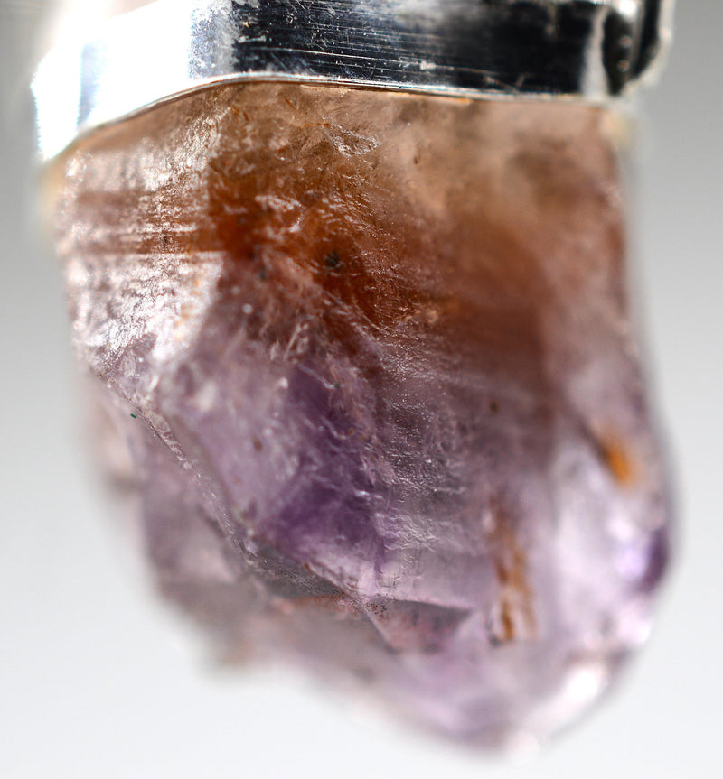 Raw Super 7 Silver Pendant