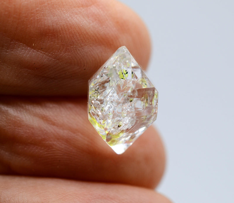 Golden Enhydro ~ Petroleum Quartz
