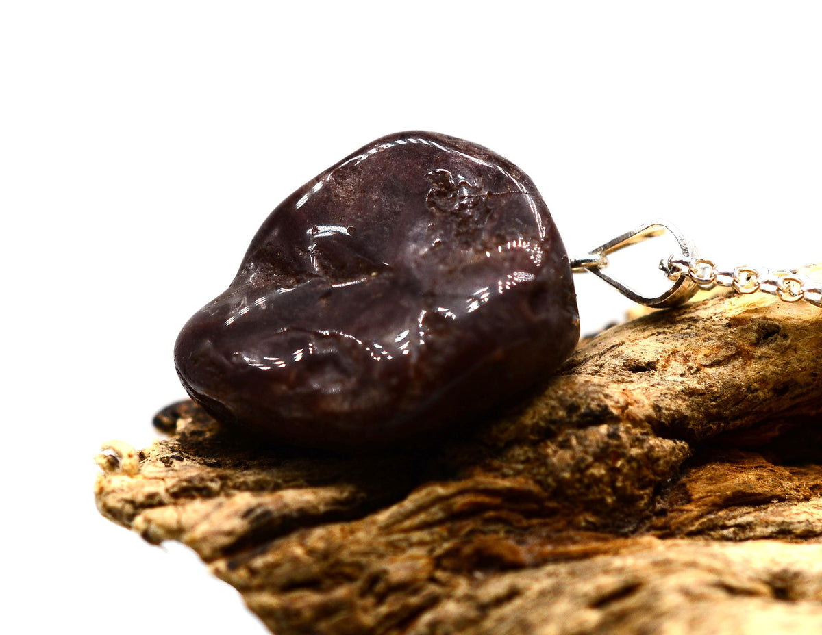 Lithium Quartz Silver Pendant
