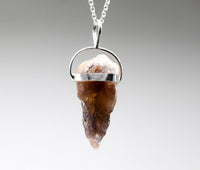 Raw Super 7 Silver Pendant