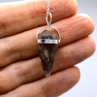 Raw Super 7 Silver Pendant