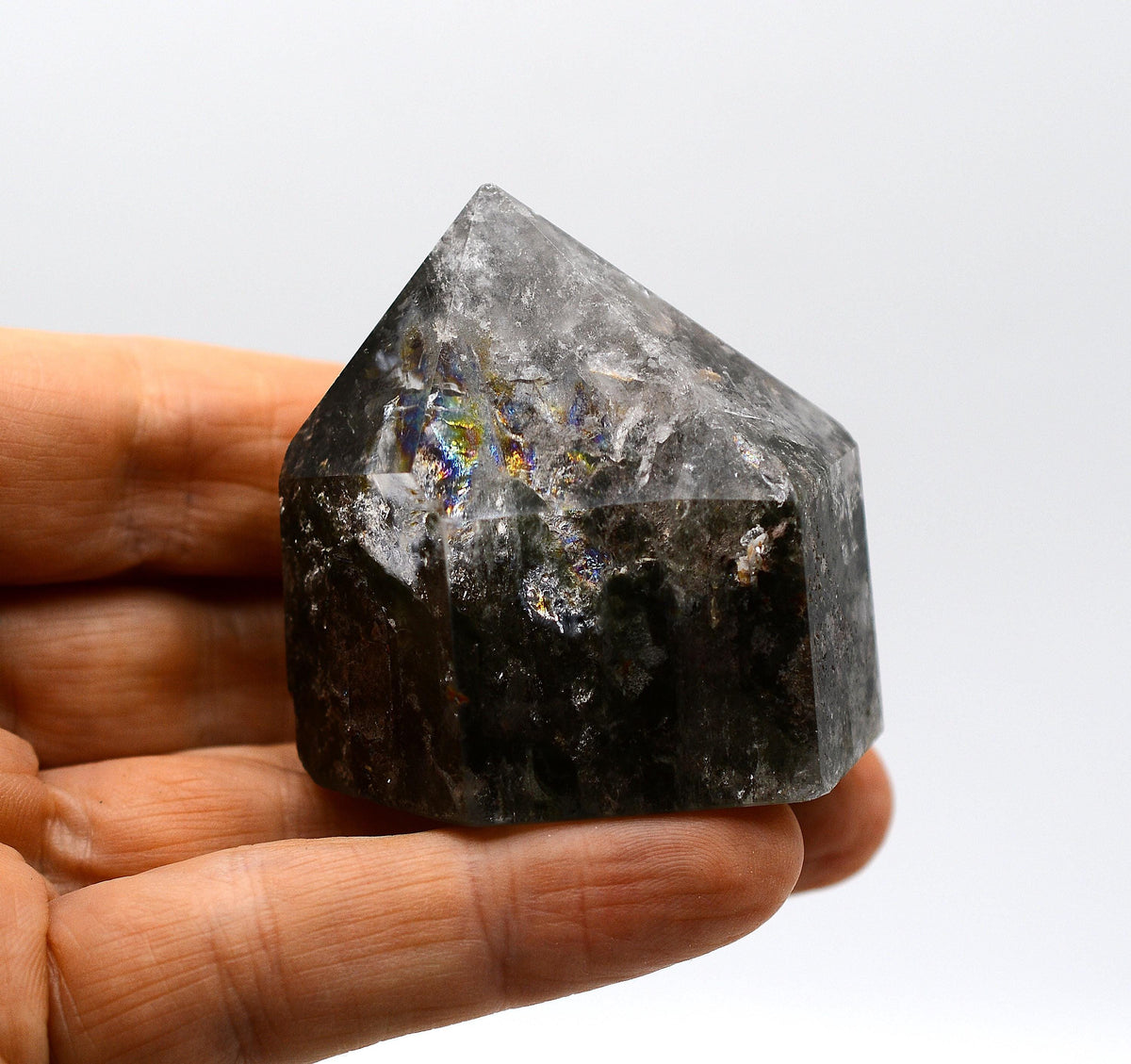 Himalayan Rainbow Quartz with Chlorite