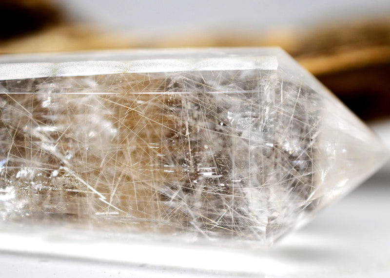 Himalayan Rutilated Quartz Vogel Wand