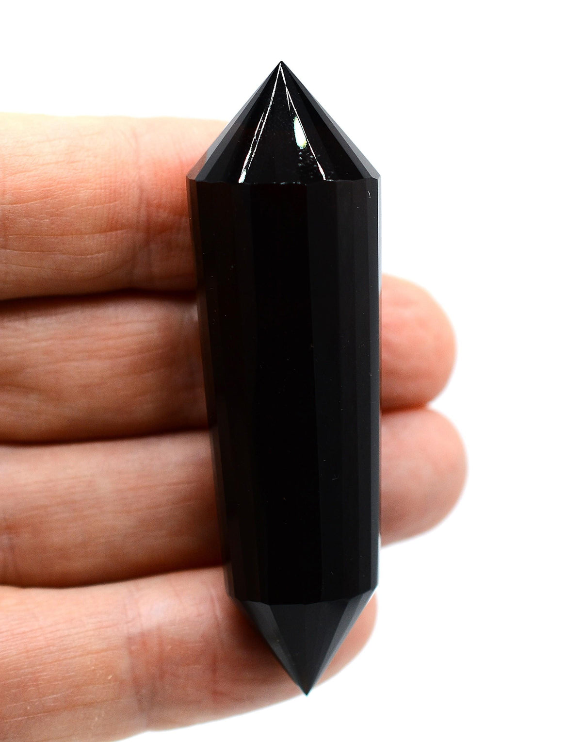 24-Sided Himalayan Smoky Quartz Vogel Wand