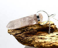 Lithium Phantom Quartz Silver Pendant