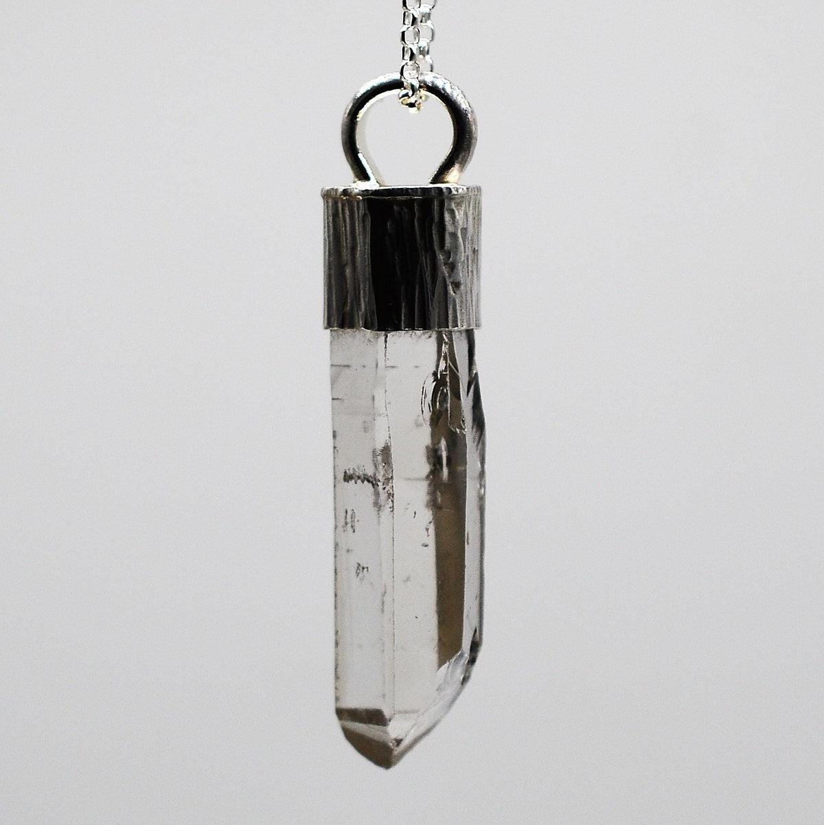 Handmade Himalayan Quartz Sterling Silver Pendant