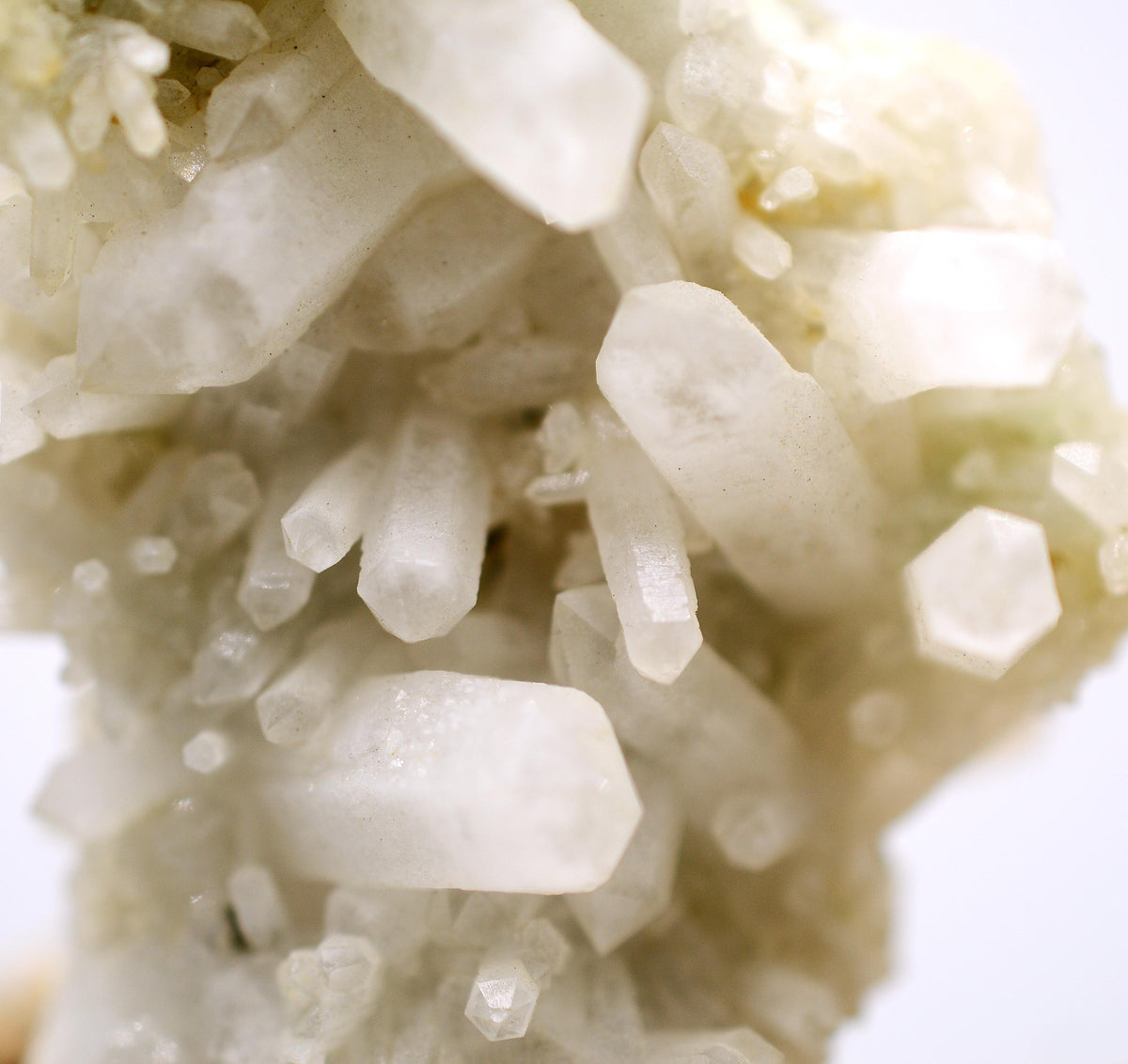 Purple Fluorite Crystals on Quartz Cluster