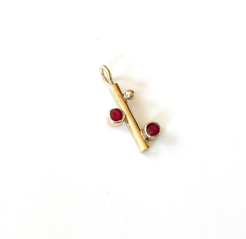 Handmade Ruby Gold Pendant