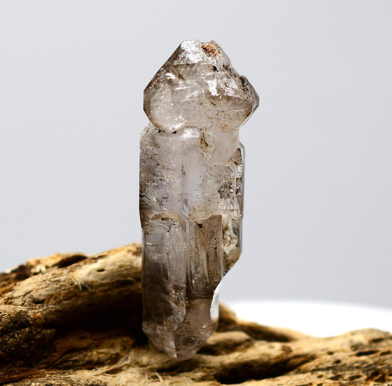 Brandberg Smoky Quartz Self-Healed Skeletal DT Black Phantom Crystal
