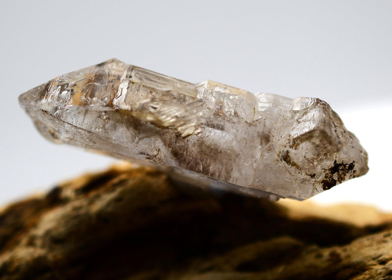 Brandberg Smoky Quartz Self-Healed Skeletal DT Black Phantom Crystal