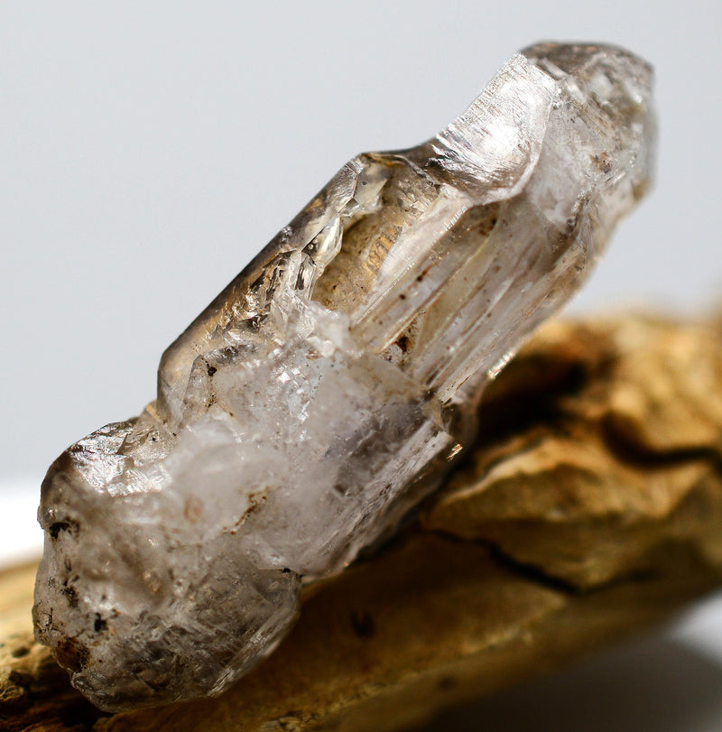 Brandberg Smoky Quartz Self-Healed Skeletal DT Black Phantom Crystal