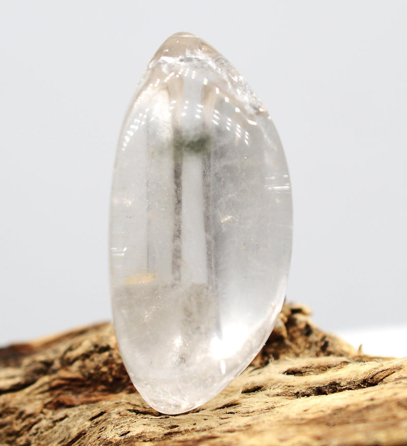 Himalayan Rainbow Quartz Pebble with Chlorite