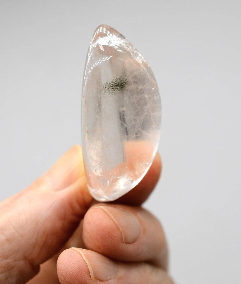 Himalayan Rainbow Quartz Pebble with Chlorite