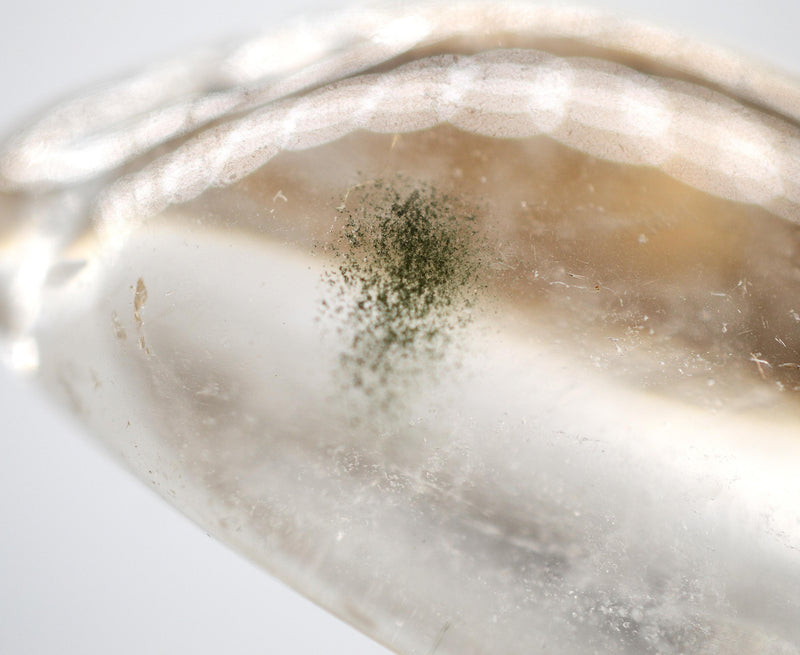 Himalayan Rainbow Quartz Pebble with Chlorite
