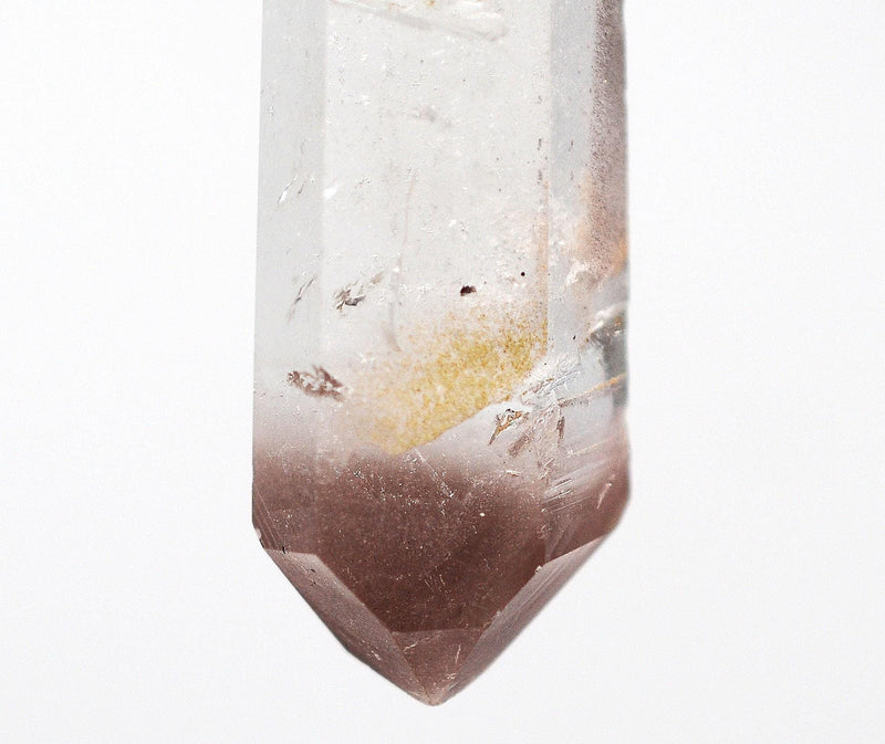 Lithium Quartz Phantom Silver Pendant
