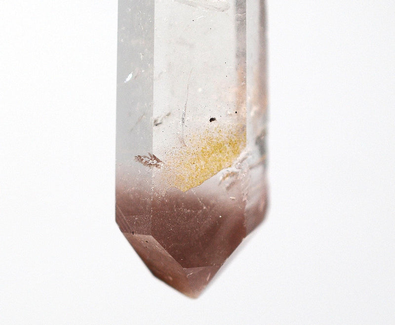 Lithium Quartz Phantom Silver Pendant