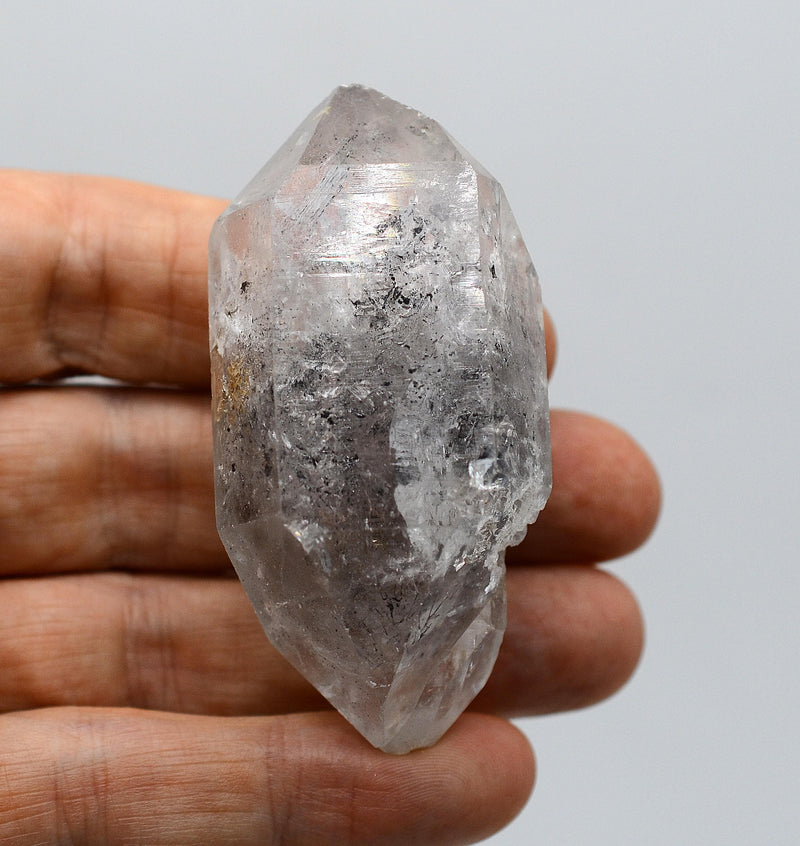 Tibetan Quartz Self-Healed DT Enhydro Rainbow Crystal