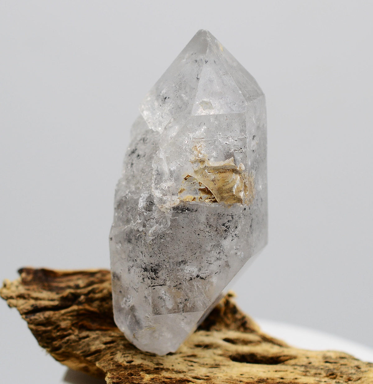Tibetan Quartz Self-Healed DT Enhydro Rainbow Crystal