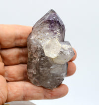 Brandberg Isis Harlequin Self-Healed Generator Enhydro Quartz: Ethically Hand-Mined Raw Crystal