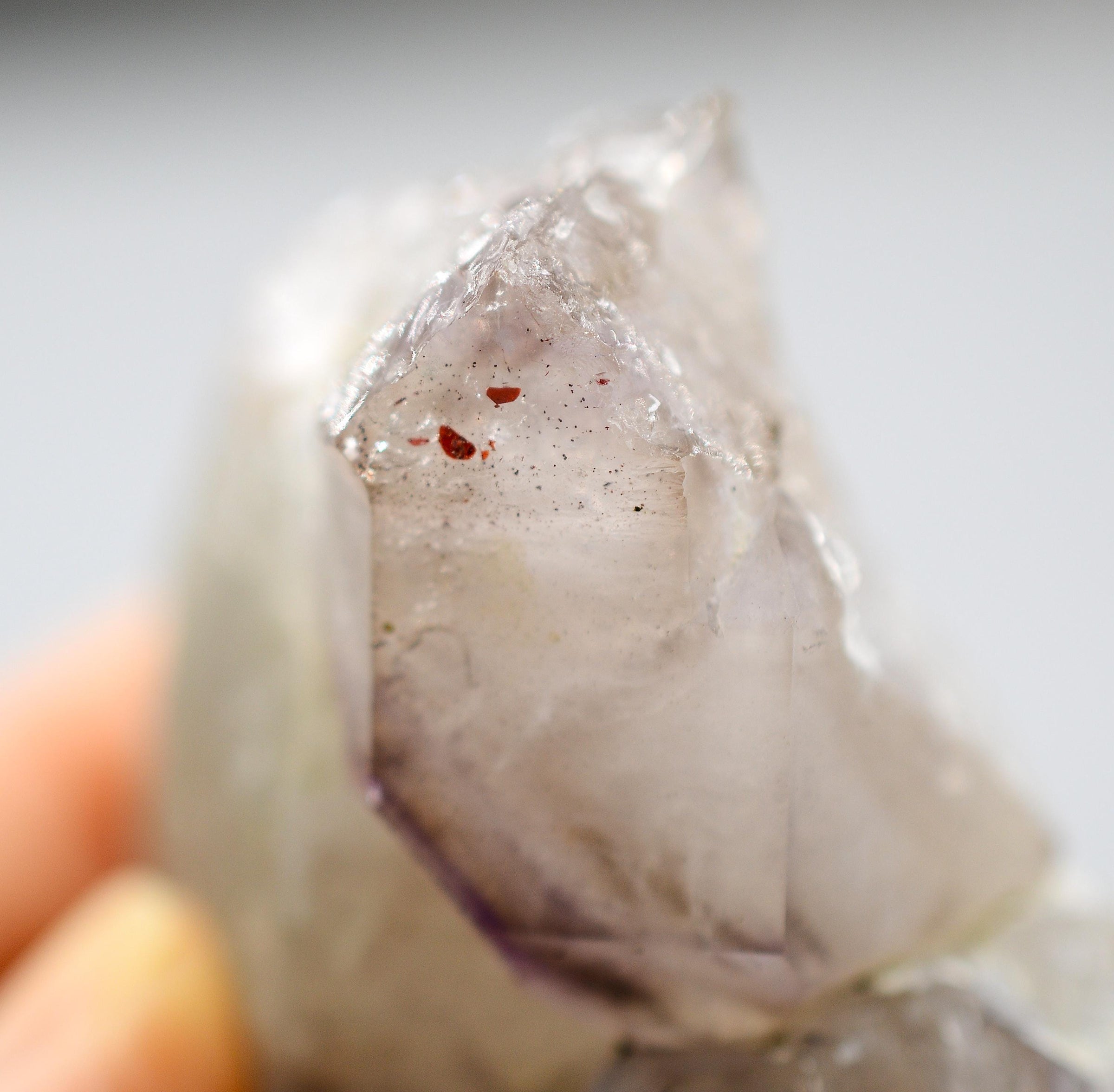 Brandberg Isis Harlequin Self-Healed Generator: Ethically Mined Quartz Crystal