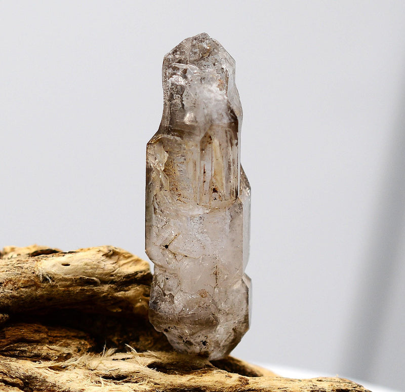 Brandberg Smoky Quartz Self-Healed Skeletal DT Black Phantom Crystal