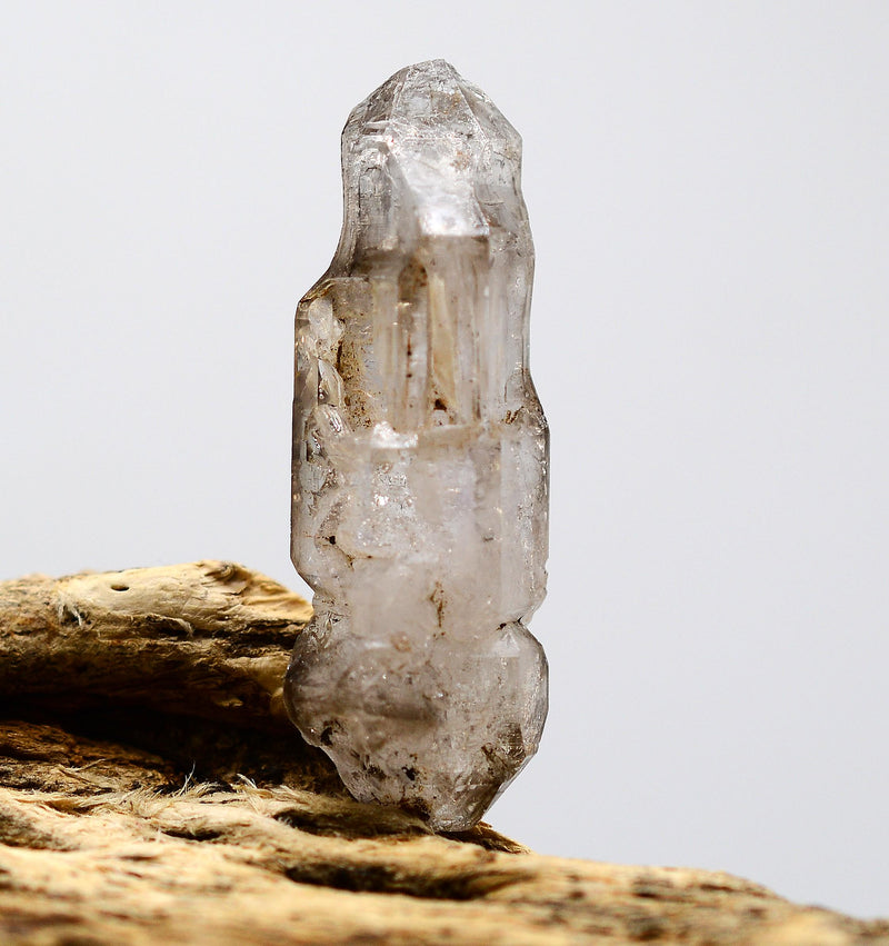 Brandberg Smoky Quartz Self-Healed Skeletal DT Black Phantom Crystal