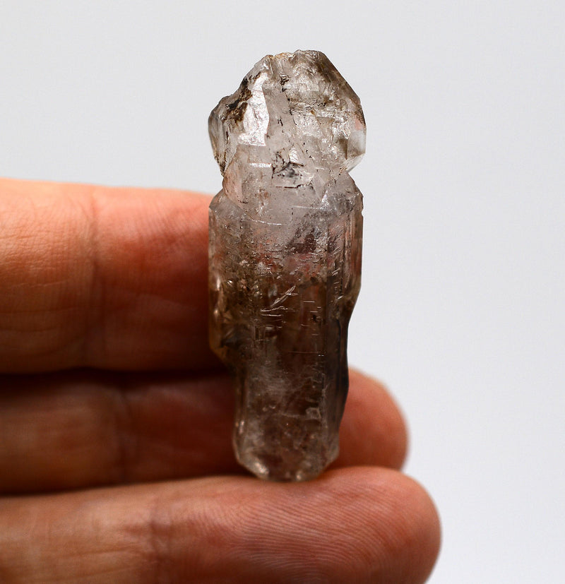 Brandberg Smoky Quartz Self-Healed Skeletal DT Black Phantom Crystal