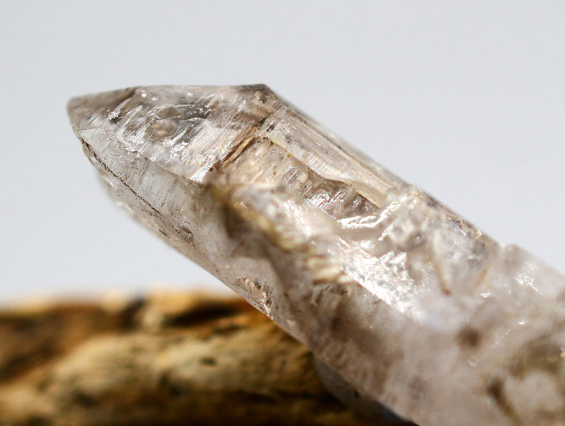 Brandberg Smoky Quartz Self-Healed Skeletal DT Black Phantom Crystal