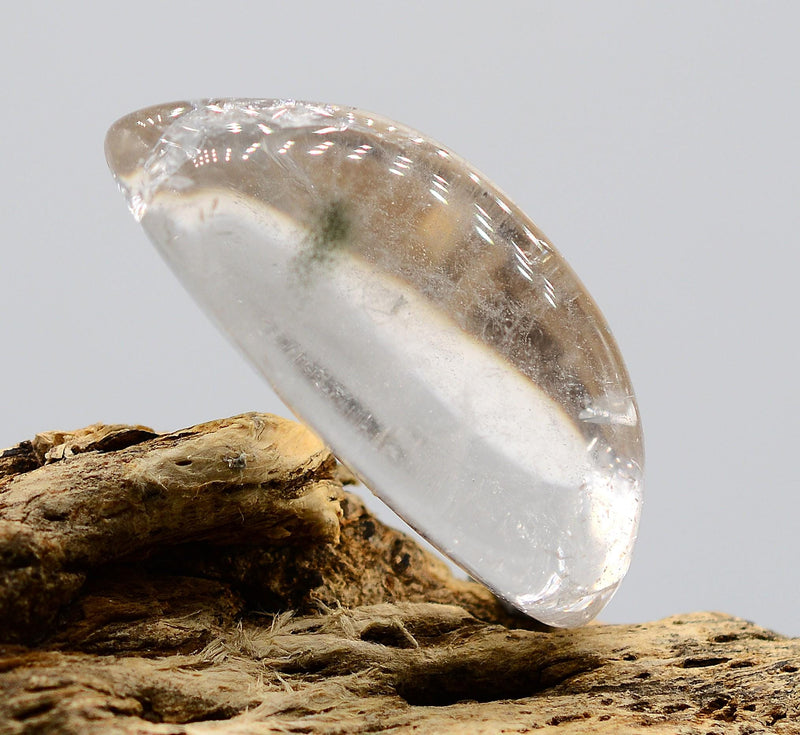 Himalayan Rainbow Quartz Pebble with Chlorite