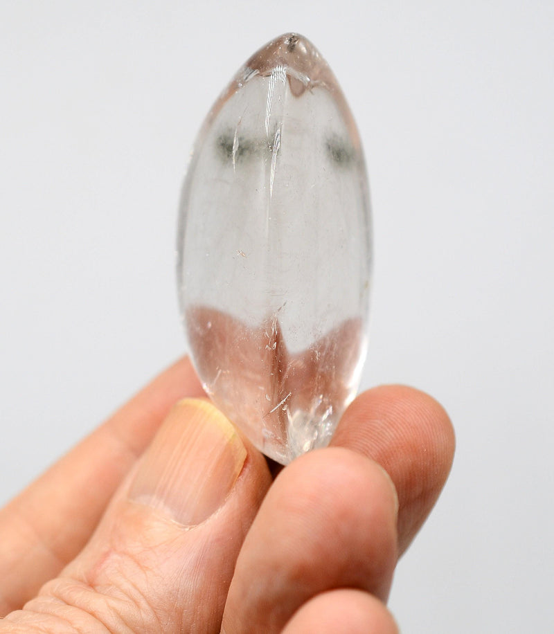 Himalayan Rainbow Quartz Pebble with Chlorite
