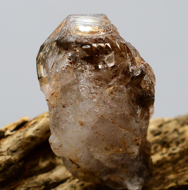 Omapeleki Brandberg Skeletal Black Phantom: Ethically Mined Quartz Crystal