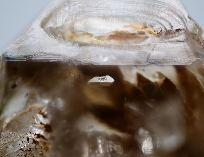 Omapeleki Brandberg Skeletal Black Phantom: Ethically Mined Quartz Crystal